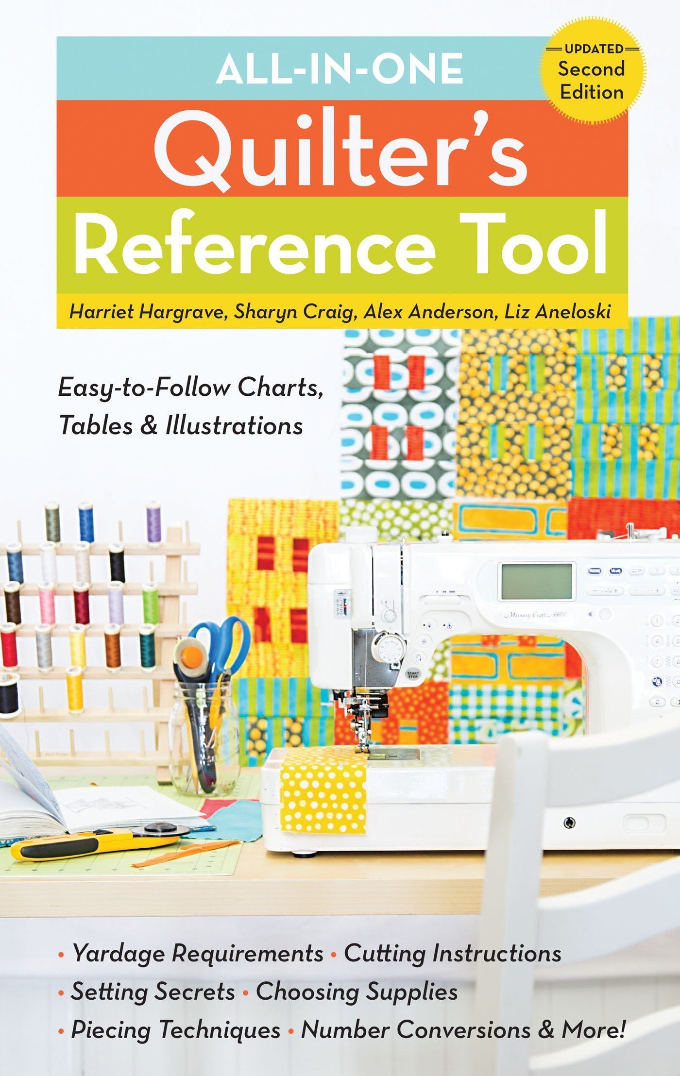 All-in-One Quilter’s Reference Tool: Updated Spiral-bound
