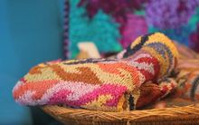 Kaffe Fassett Knitting design with Bold Colors