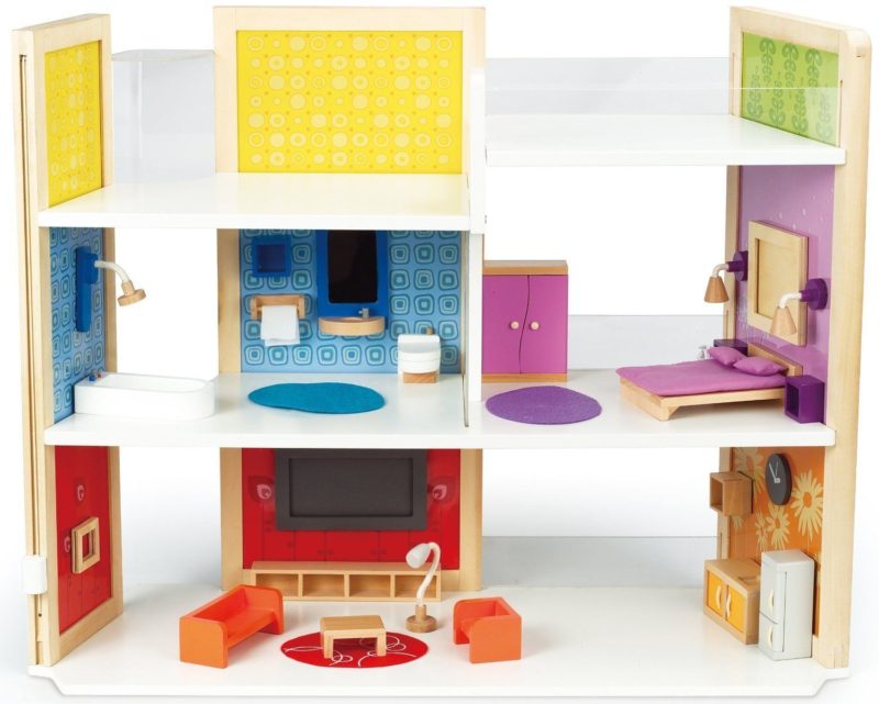 Hape Wooden Doll House DIY Dream Doll Kid's Play Set