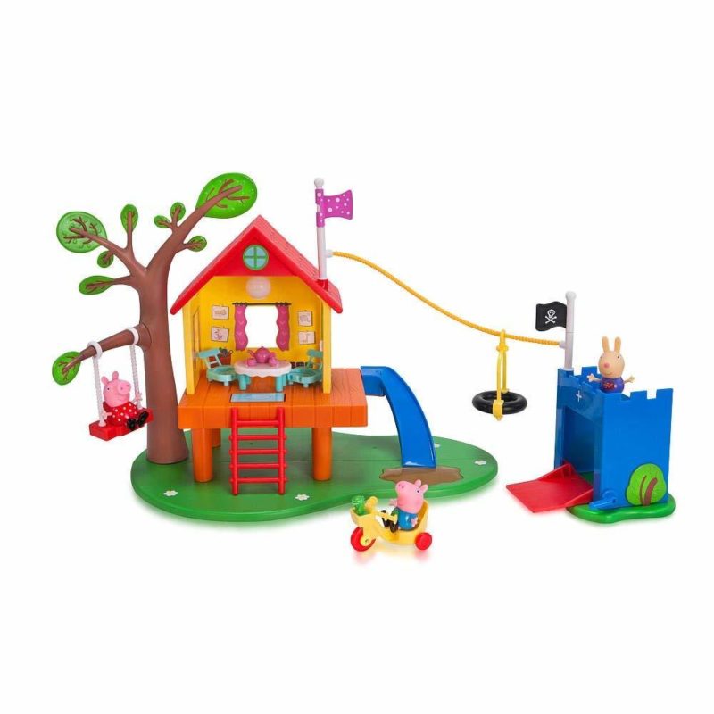 Peppa Pig's Kids Toys Treehouse and George's Fort Playset