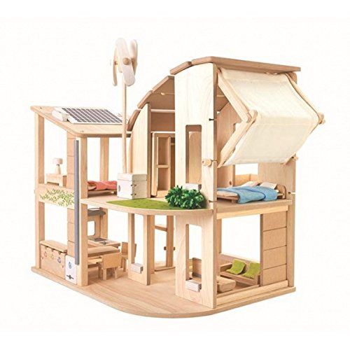 Plan Toys The Green Dollhouse with Furniture