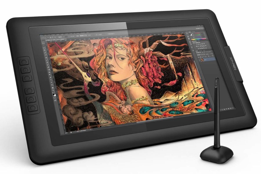XP-PEN Artist15.6 15.6 Inch IPS Drawing Monitor Pen Display Graphics Digital Monitor with Battery-Free Passive Stylus (8192 Levels Pressure)