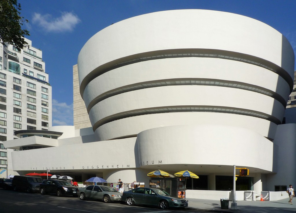 Exterior photo of Guggenheim Museum re. free art books online